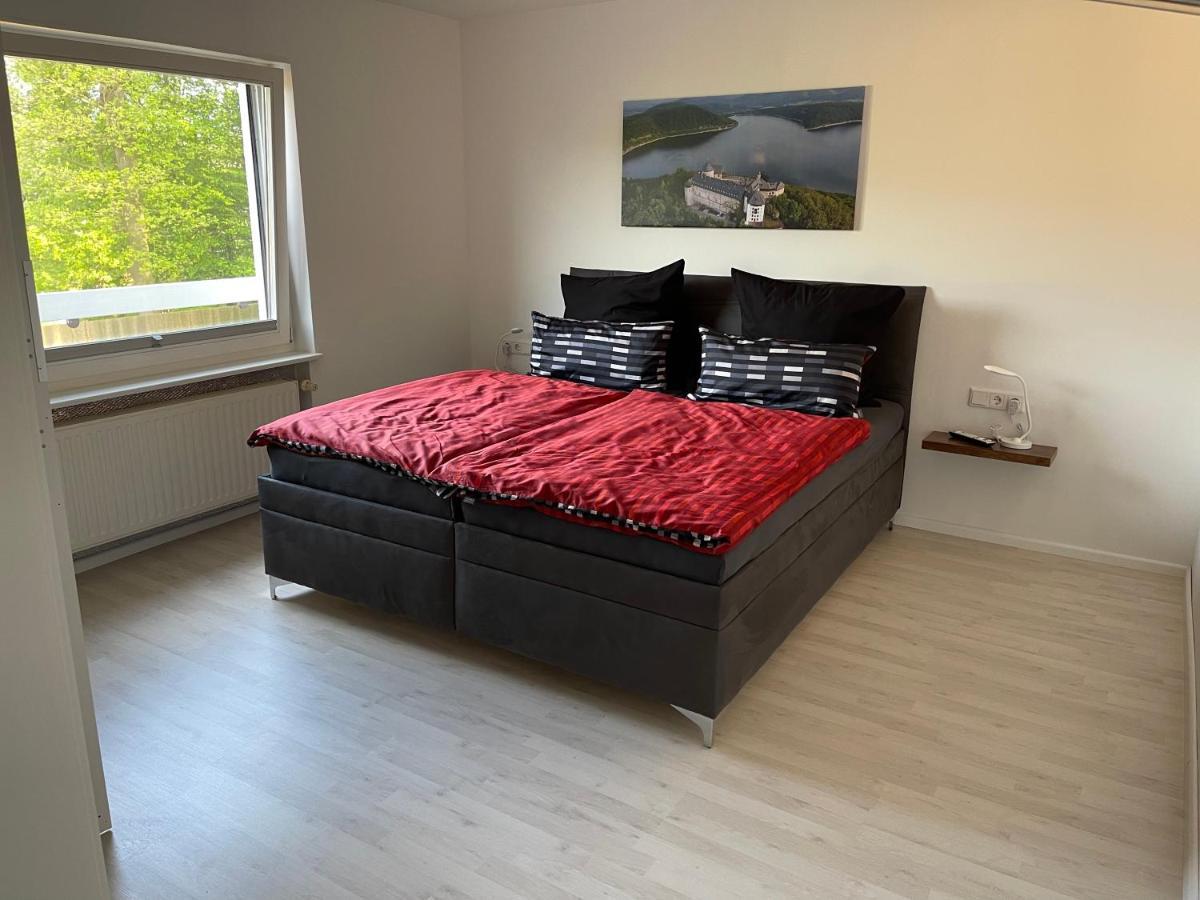 Ferienwohnung Zum Wildpark Edersee Esterno foto